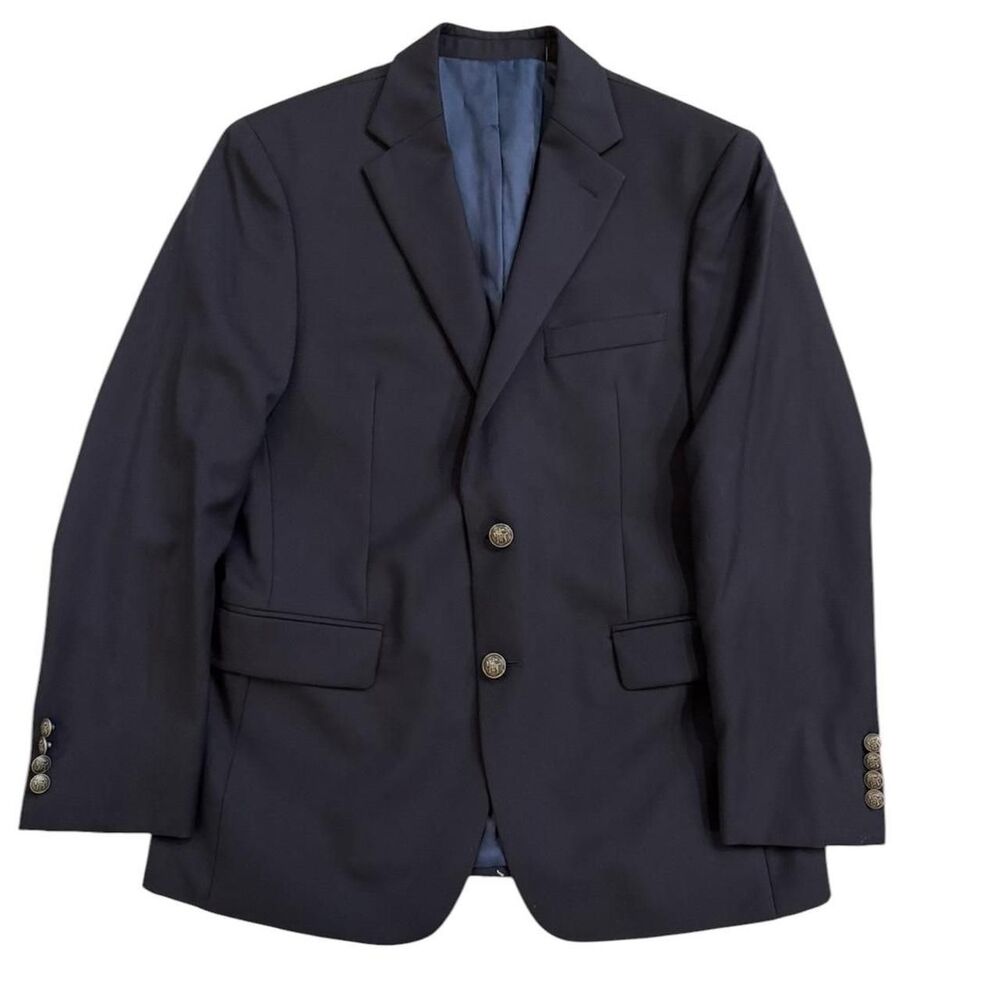 Mens Hart Schaffner Marx Navy blue blazer with gold buttons